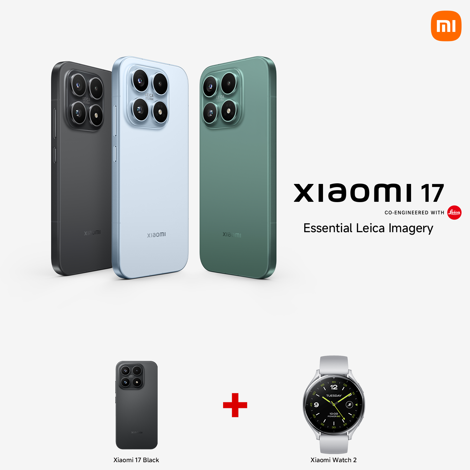 Xiaomi 17 12GB RAM 512GB ROM+ Watch 2 Bundle