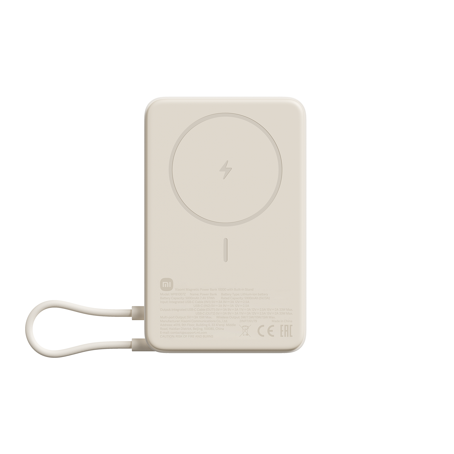 Xiaomi Magnetic Power Bank 10000 with Built-in Stand