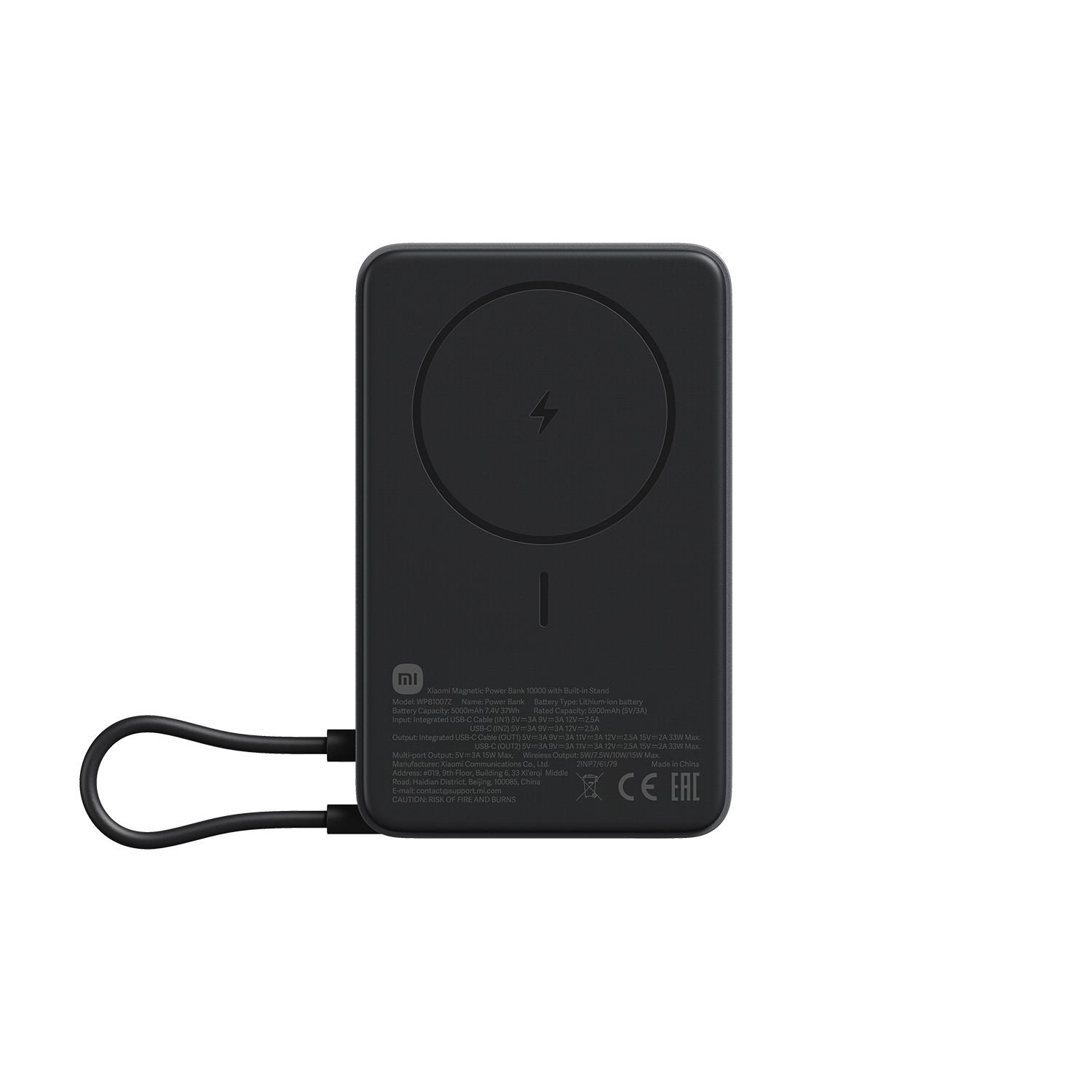 Xiaomi Magnetic Power Bank 10000 with Built-in Stand