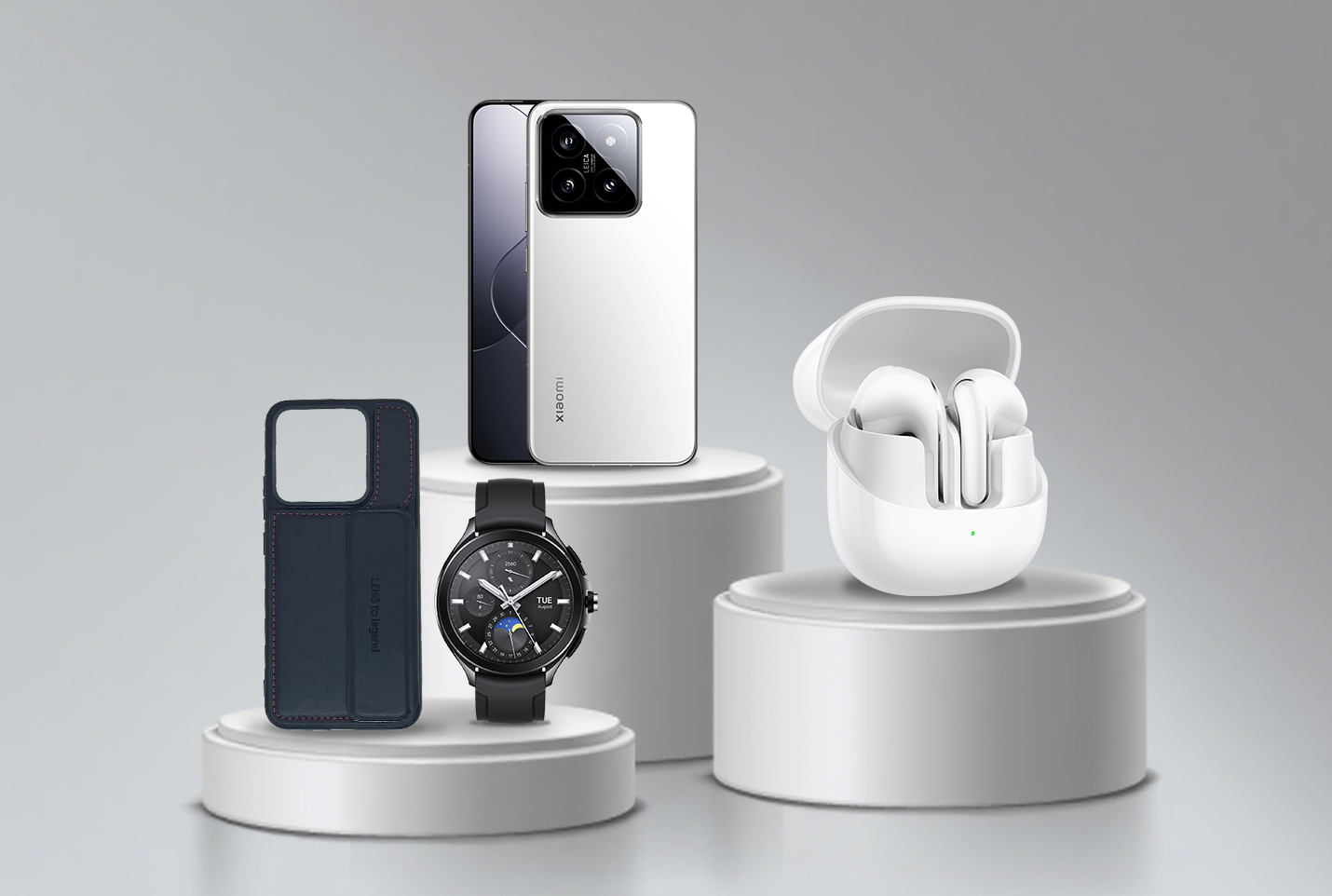 Xiaomi 14 + Phone case + Watch 2 Pro + Buds 5 Bundle