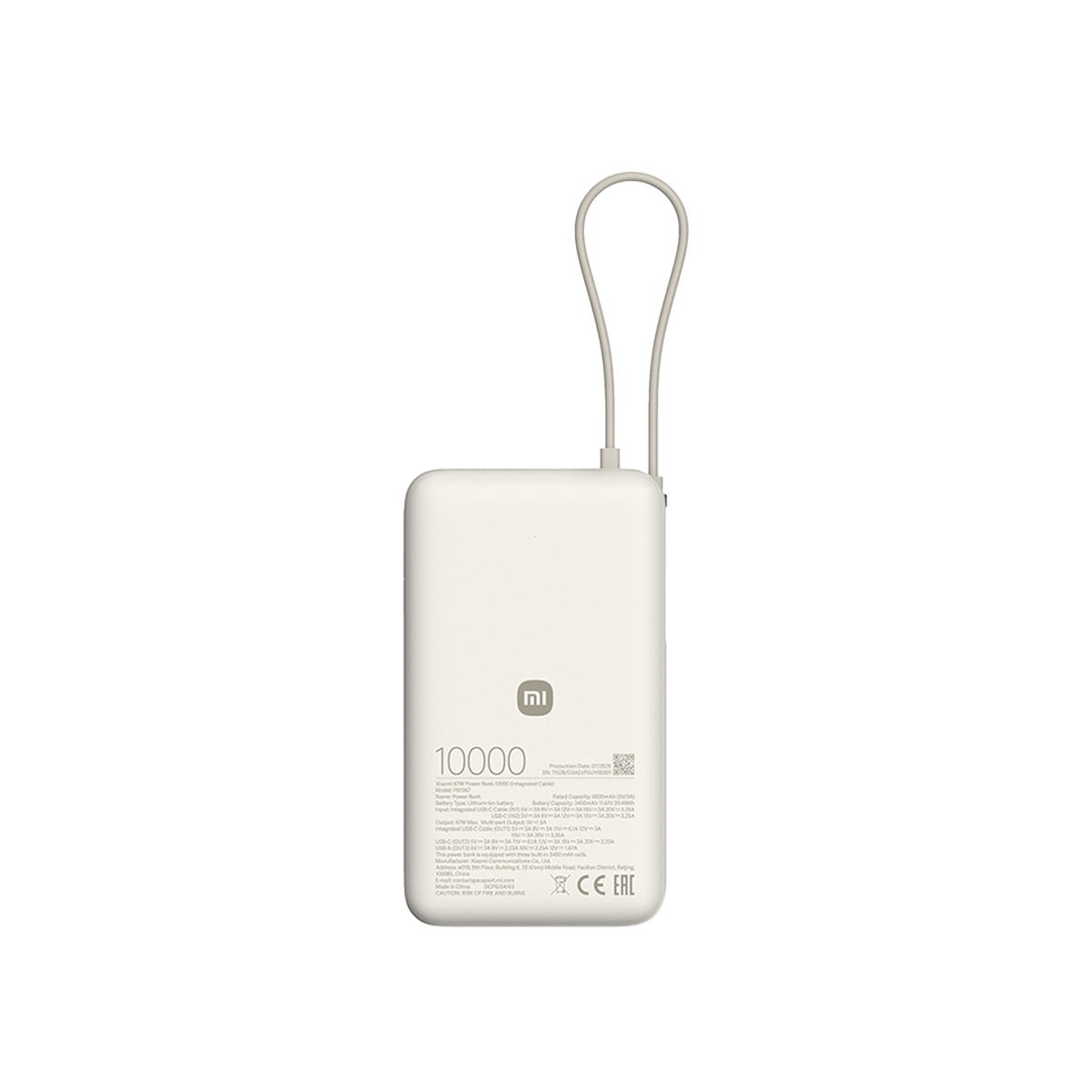 Xiaomi 67W Power Bank 10000 (Integrated Cable)