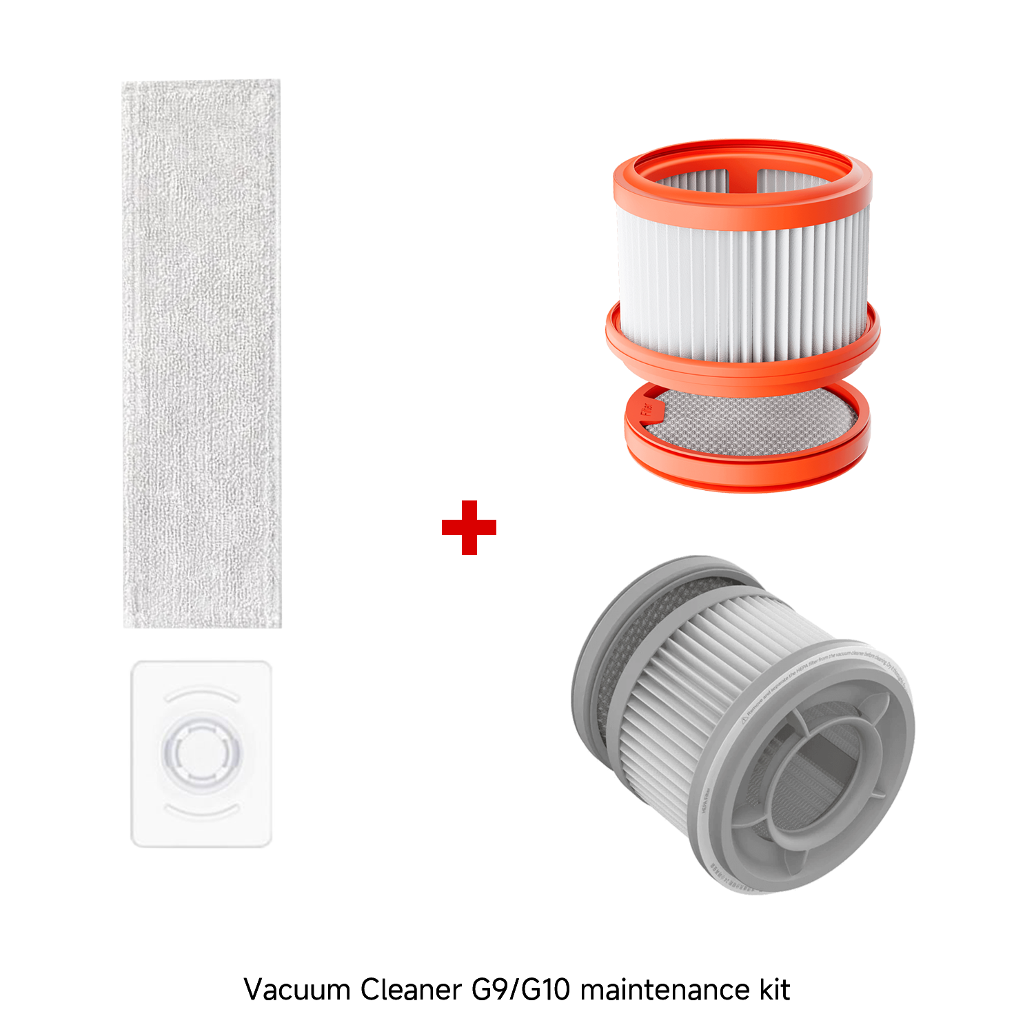 Xiaomi Vacuum Cleaner G9 Plus/G10 Plus Filter Kit + Vacuum Cleaner G10 Mop Kit + Vacuum Cleaner G10/G9 HEPA Filter Kit