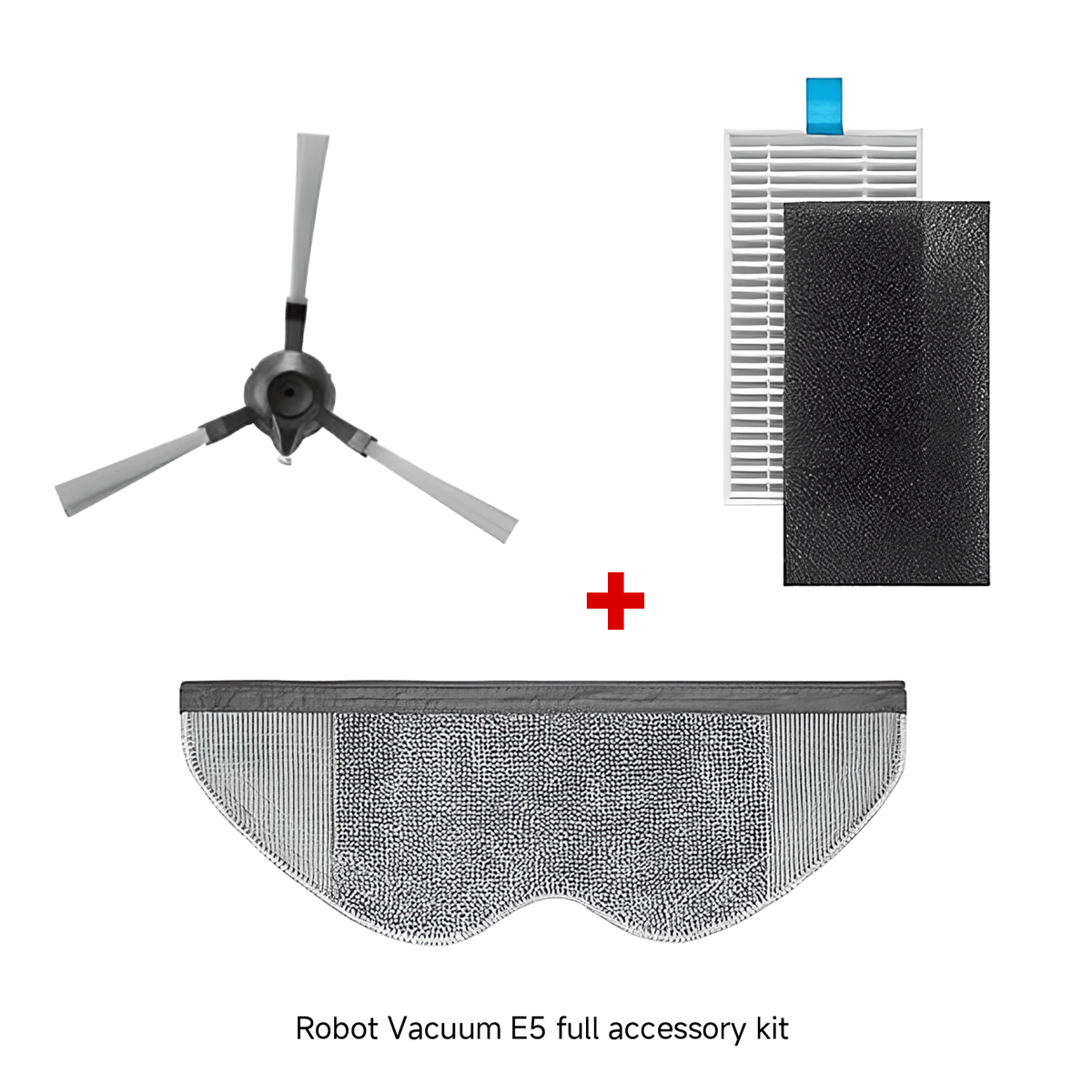 Xiaomi Robot Vacuum Mop Pad+Side Brush+Filter Bundle