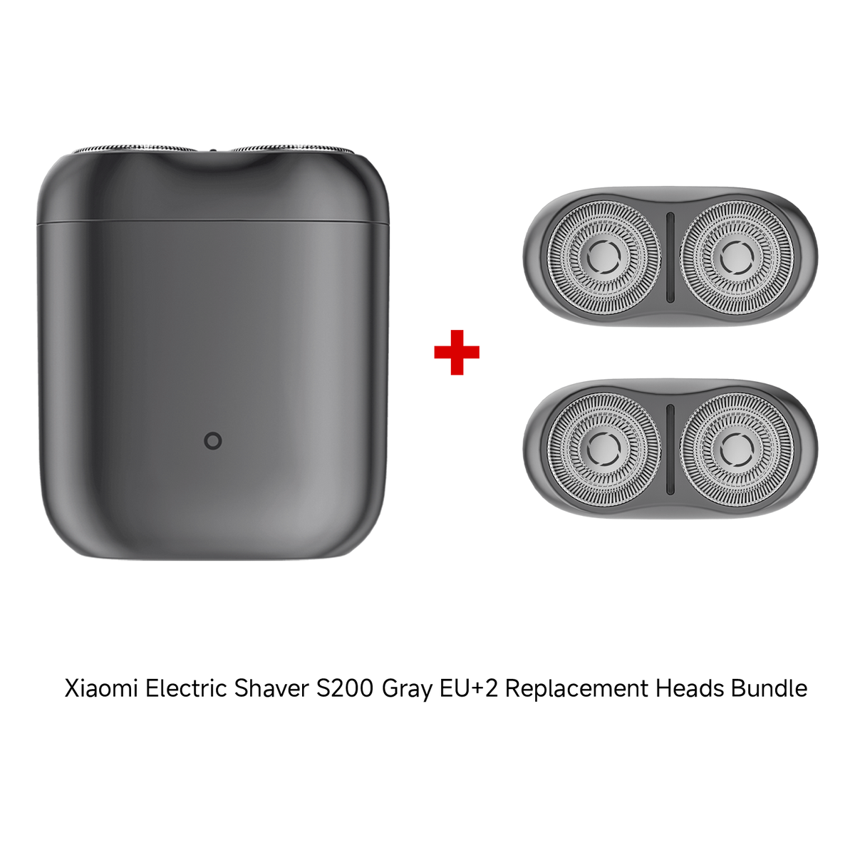 Xiaomi Electric Shaver S200 Gray EU+2 Replacement Heads Bundle