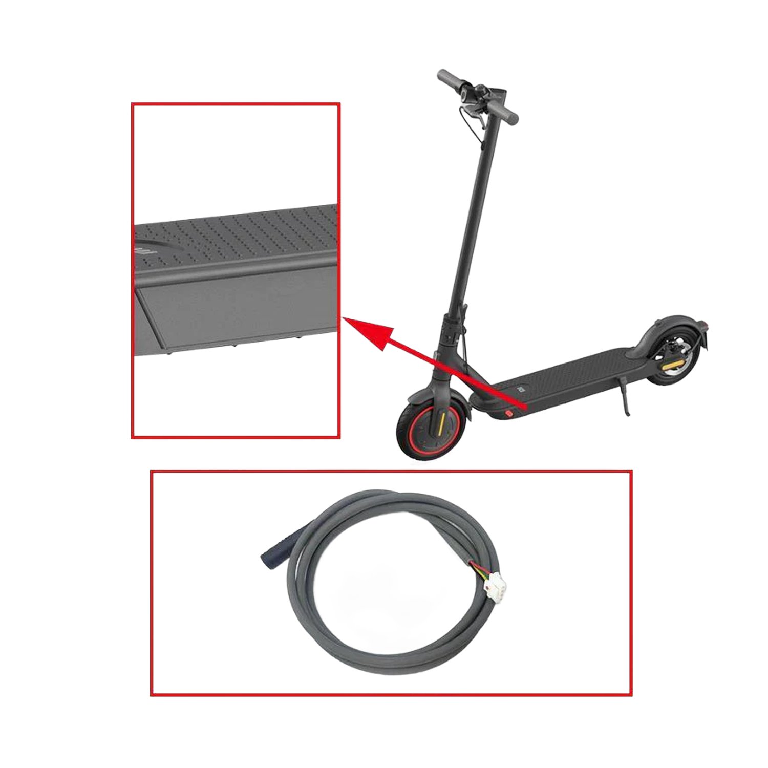 Control Cable-Mi Electric Scooter-Black