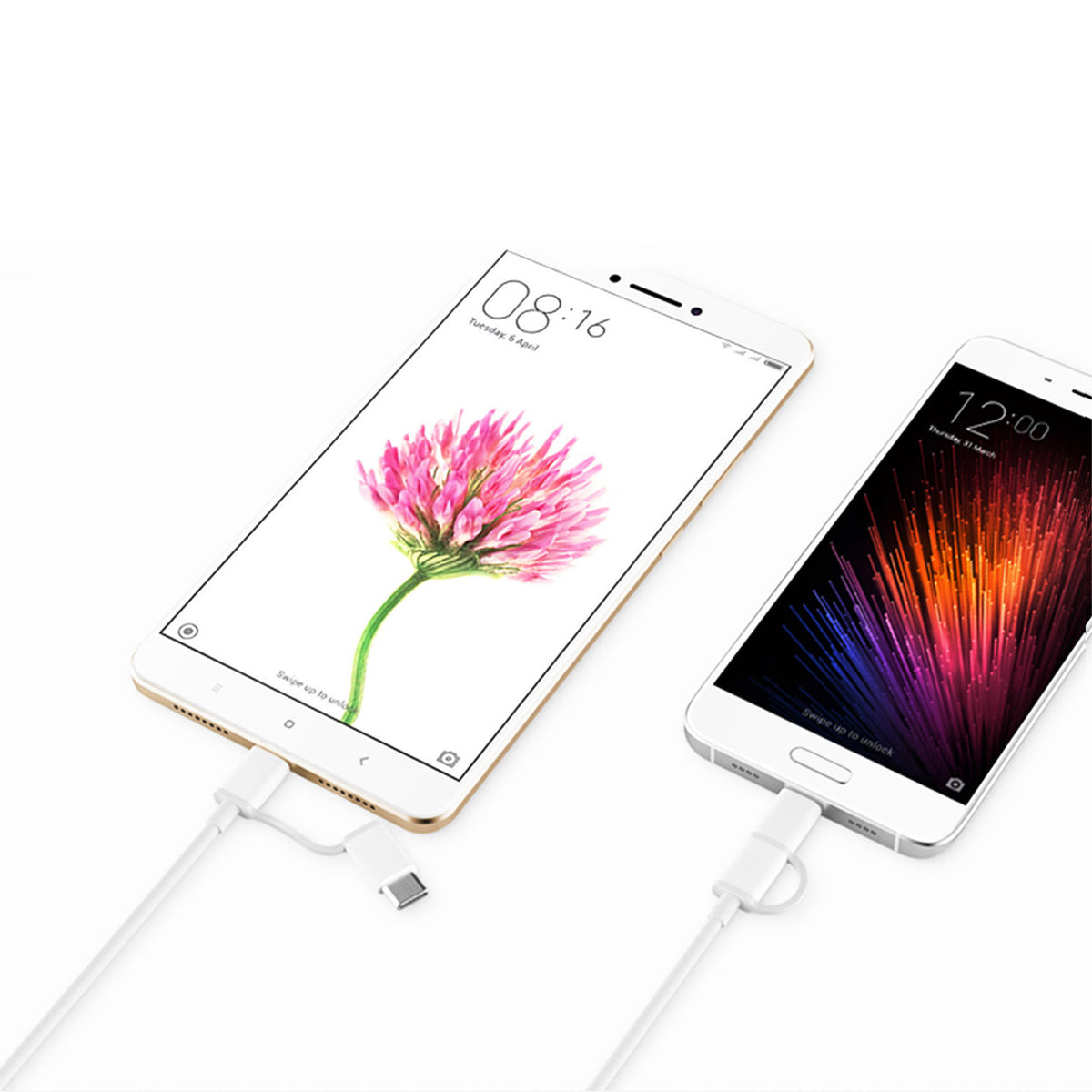 Mi 2-in-1 USB Cable (Micro USB to Type C)