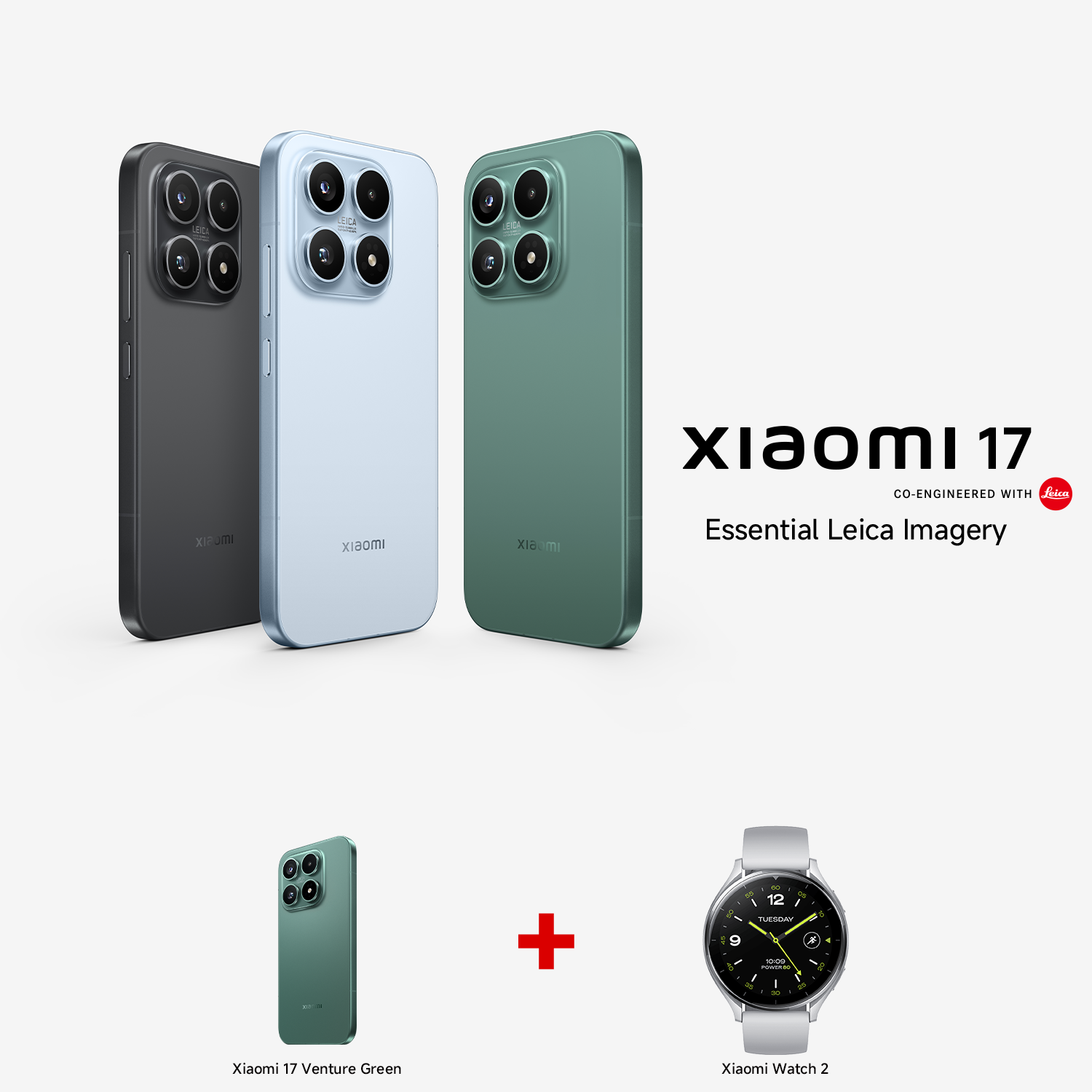 Xiaomi 17 5G 12GB RAM 512GB ROM+ Watch 2 Bundle