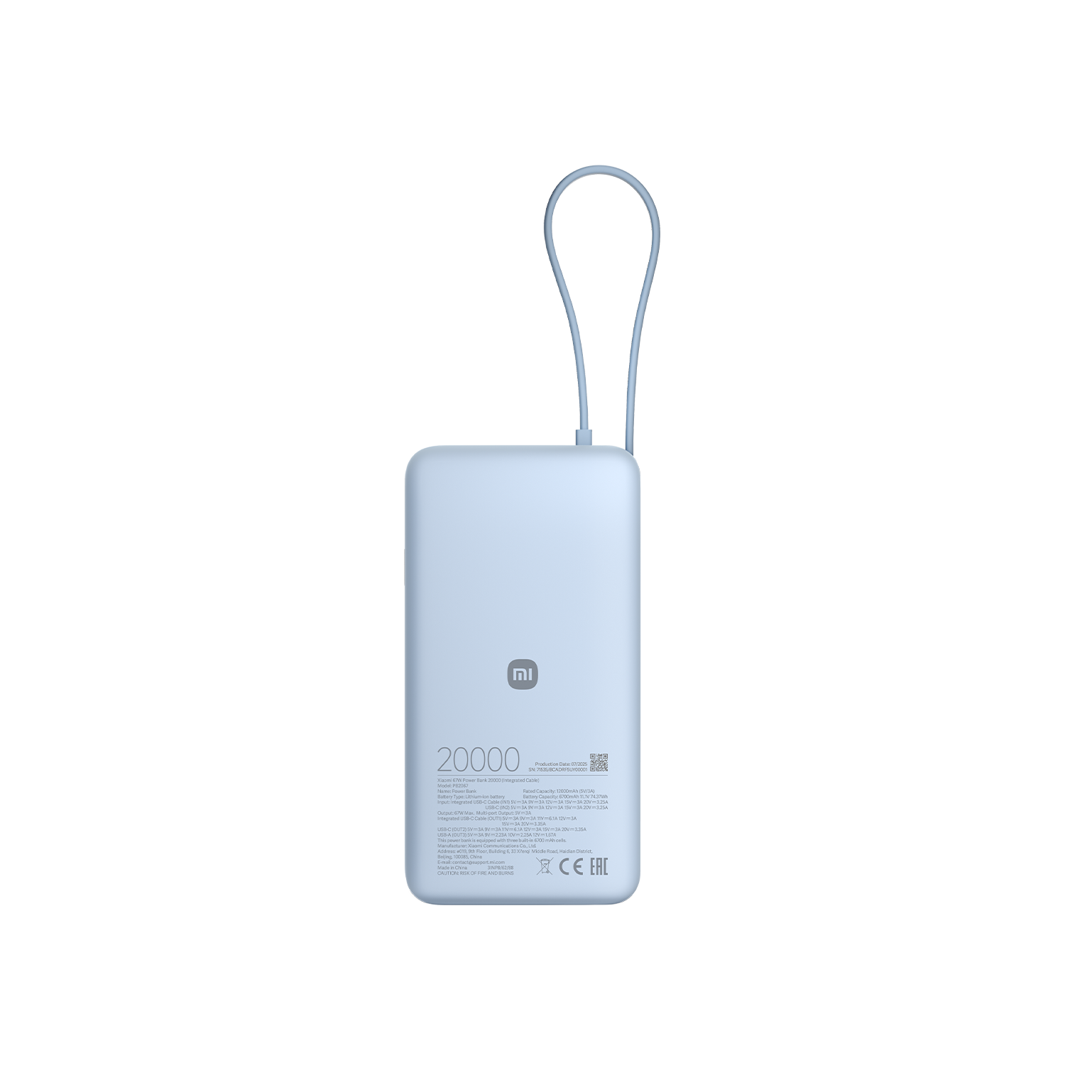 Xiaomi 67W Power Bank 20000 (Integrated Cable)