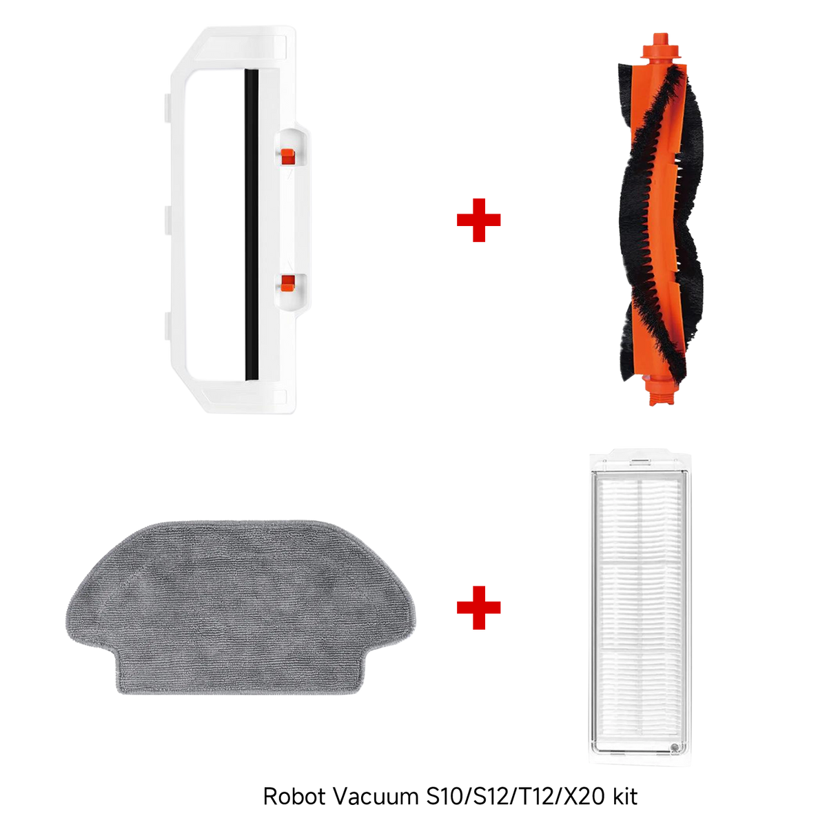 Xiaomi Robot Vacuum Main Brush+Brush Cover+Mop Pad+Filter Bundle