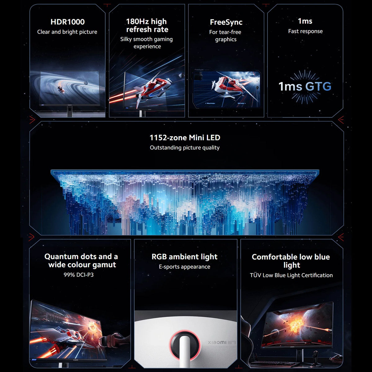 Xiaomi Mini LED Gaming Monitor G Pro 27i EU - Class B
