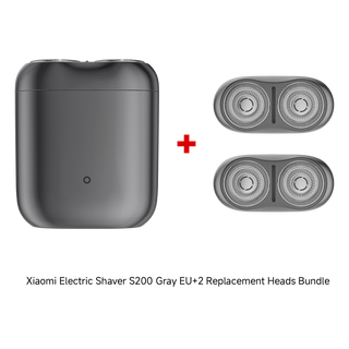Xiaomi Electric Shaver S200 Gray EU+2 Replacement Heads Bundle