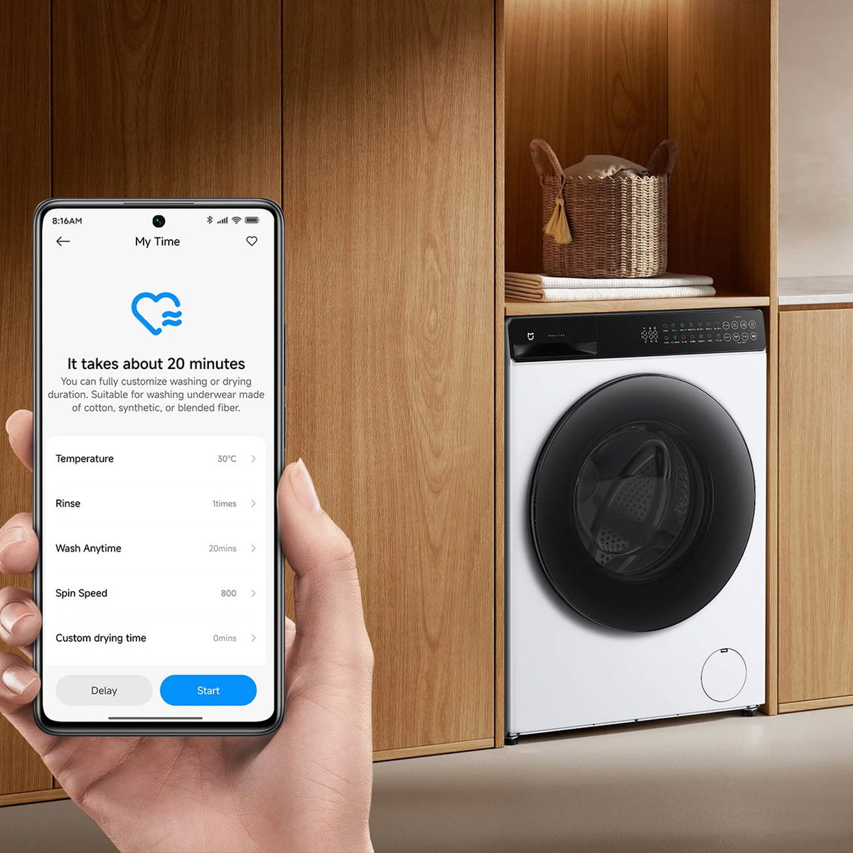 Xiaomi Mijia Front Load Washer Dryer 8kg EU – Class A+