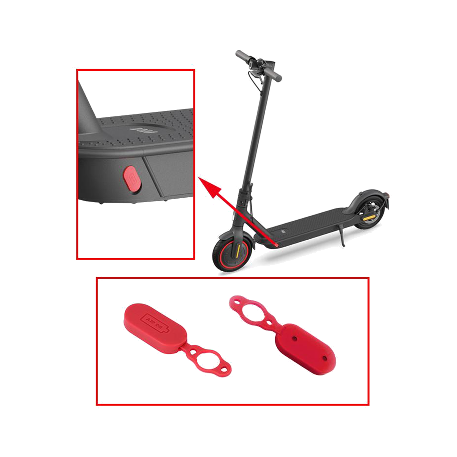 Charge Port Plug-MI Scooter