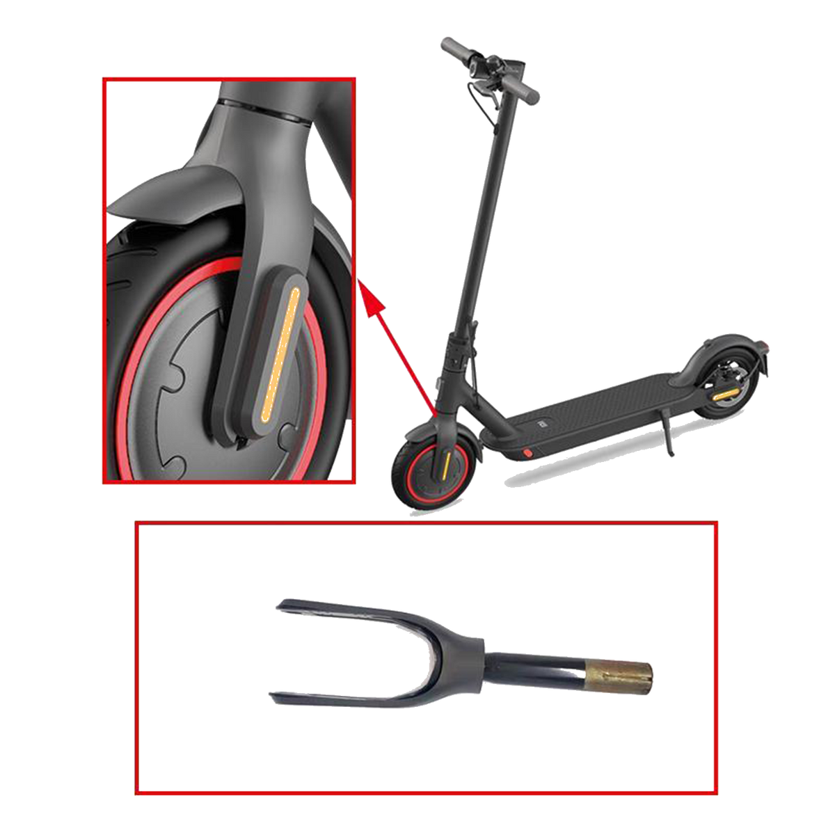 Front Fork-Mi Electric Scooter-Black
