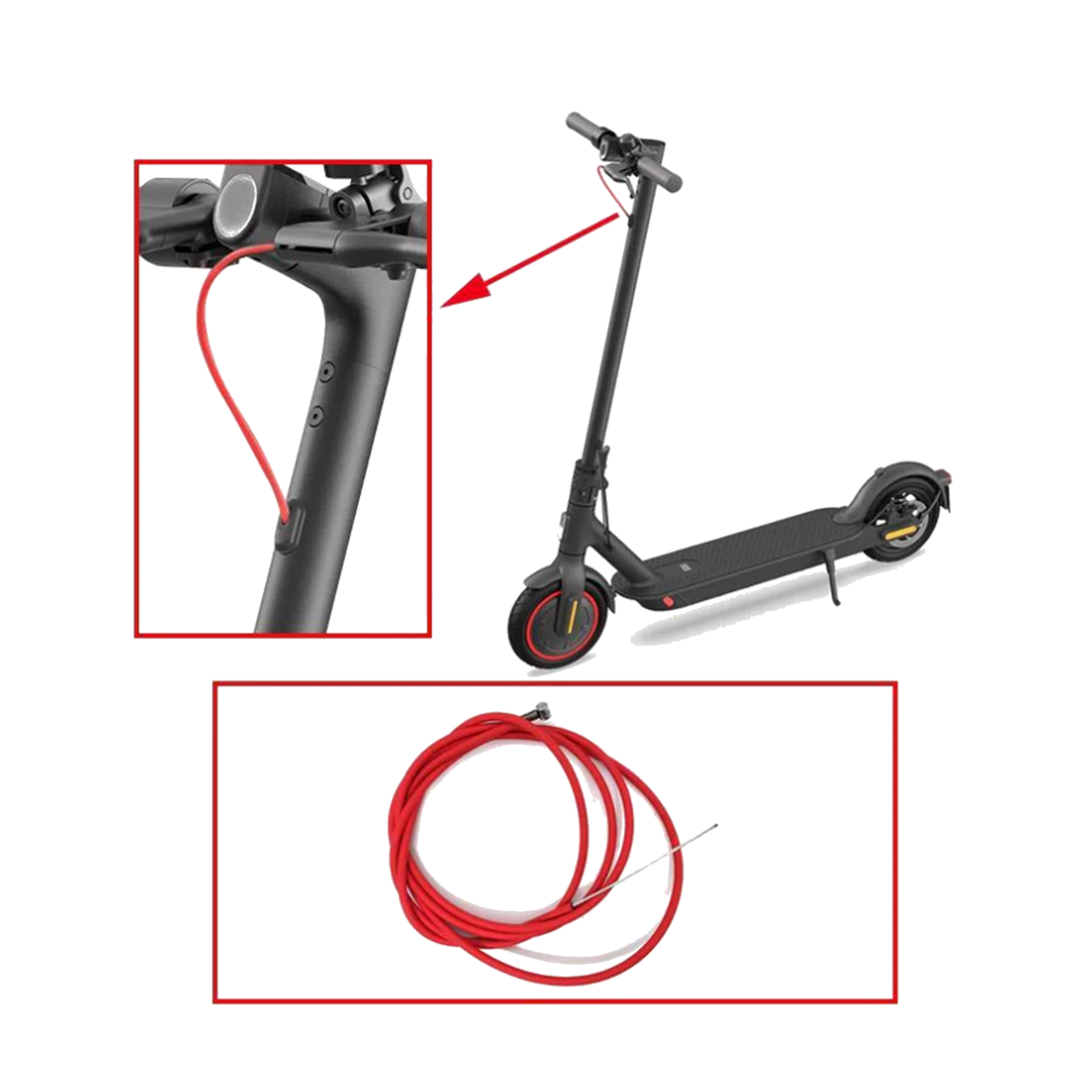 Brake Cable-Mi Electric Scooter Pro