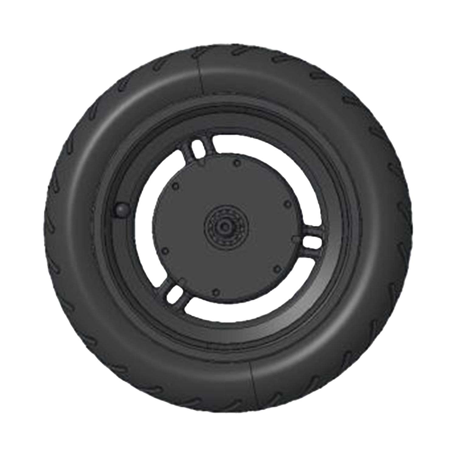 Electric Scooter Rear Wheel-Black