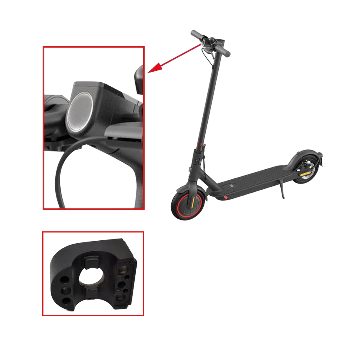Head Light Base-Mi Electric Scooter