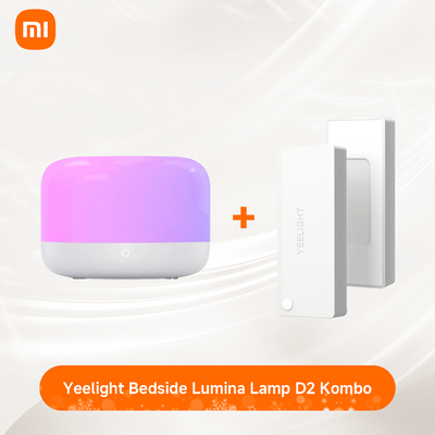 Yeelight LED Smart Lamp D2+ LED Sensor Drawer Light Kit Black Bundle