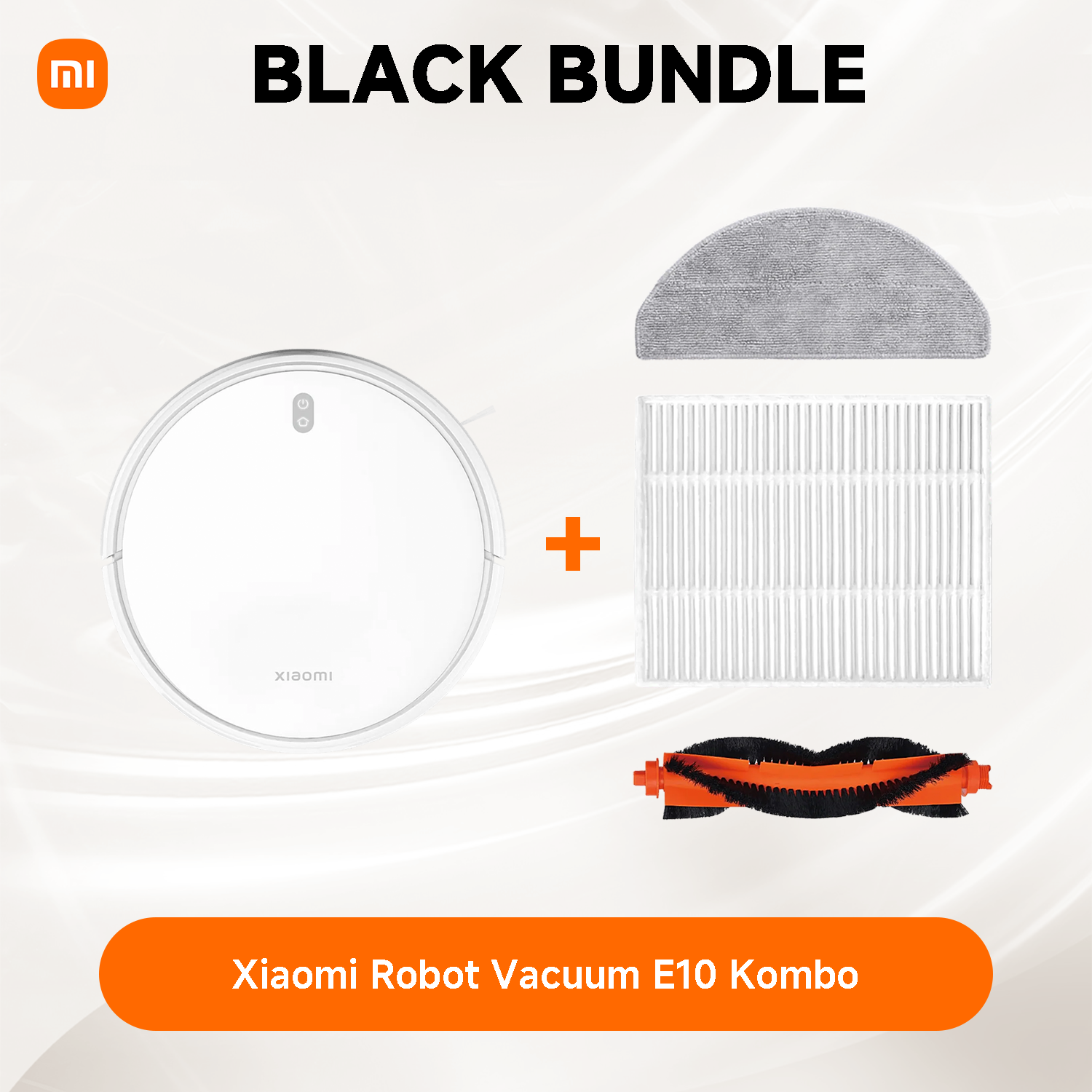 Xiaomi Robot Vacuum E10 EU+ Accessory Kit Black Bundle