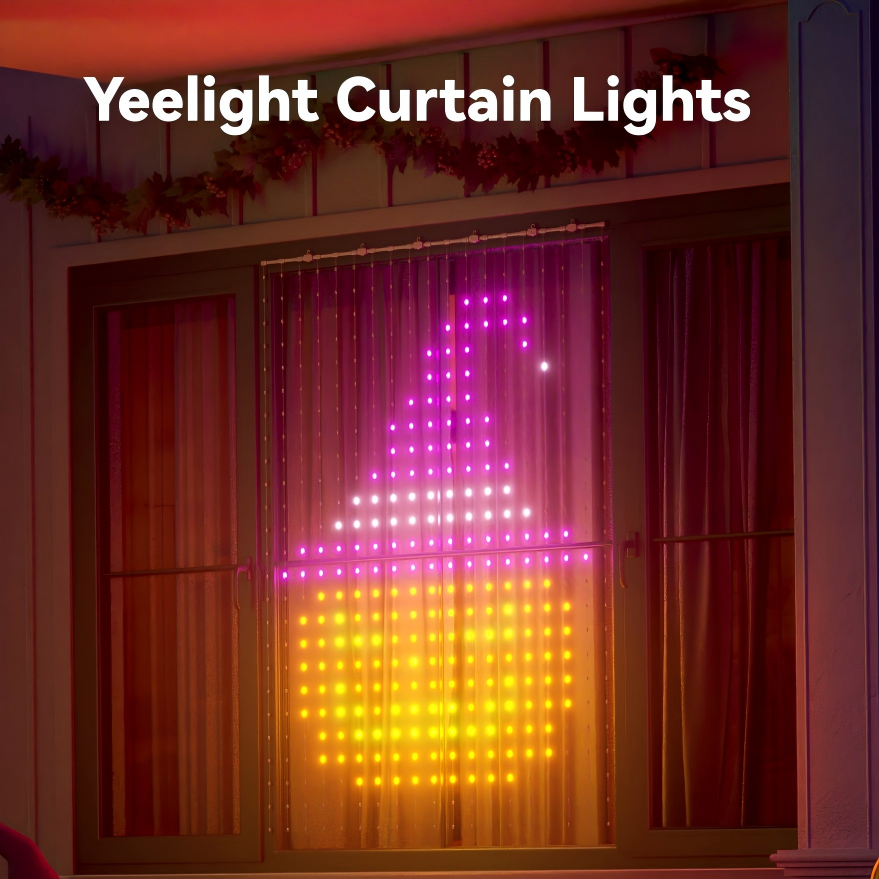 Yeelight Curtain Lights smart RGBIC 1.5 × 2m